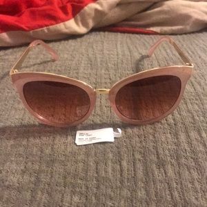 Pink Charming Charlie Cat Eye New Sunglasses